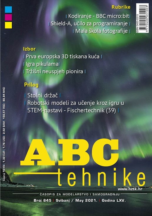 Časopis ABC tehnike broj 645 za svibanj 2021. godine