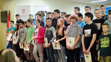 Podjela priznanja najuspješnijim mladim tehničarima i poduzetnicima u Primoštenu 4. travnja 2014.