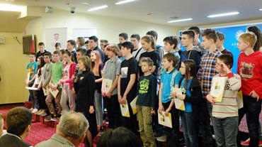 Podjela priznanja najuspješnijim mladim tehničarima i poduzetnicima u Primoštenu 4. travnja 2014.
