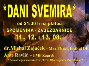 U Makarskoj počinju Dani Svemira 