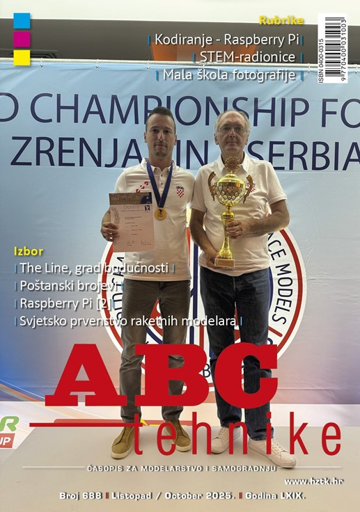 Časopis ABC tehnike broj 688 za listopad 2025. godine