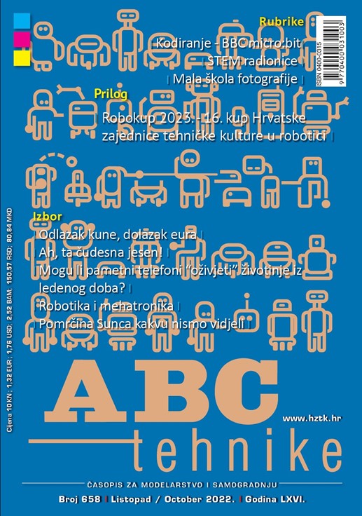 Časopis ABC tehnike broj 658 za listopad 2022. godine