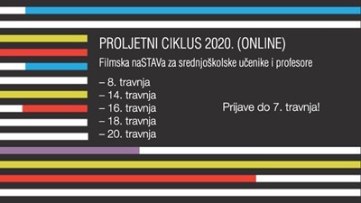 Filmska naSTAVa online u travnju
