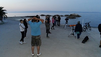 Promatranje potpune pomrčine Mjeseca s Bačvica