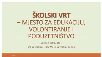 Školski vrt