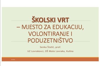 Školski vrt
