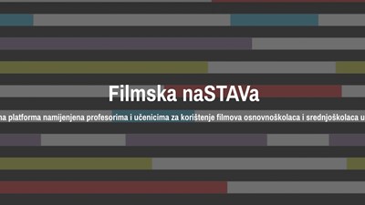  Filmska naSTAVa dobiva digitalnu platformu
