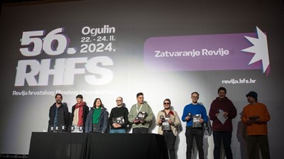 Dodjelom nagrada u Ogulinu zatvorena 56. Revija hrvatskog filmskog stvaralaštva