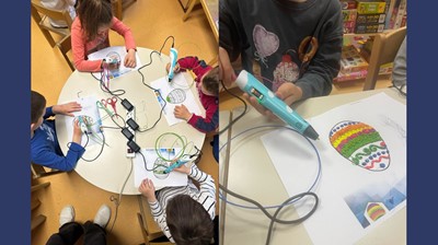 Uskršnja radionica modeliranja 3D olovkom u Dječjem vrtiću „More“