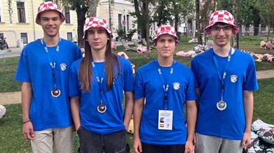 Srebro i dvije bronce za mlade hrvatske informatičare