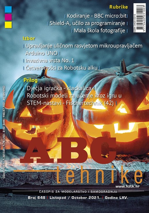 Časopis ABC tehnike broj 648 za listopad 2021. godine