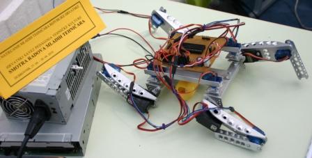 Valentino Jovan, Elektrostrojarska škola Varaždin: Četveronožni robot