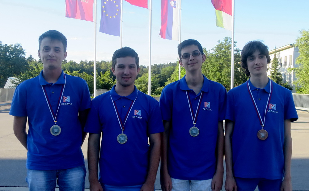Josip Klepec, Vilim Lendvaj, Josip Kelava i Leonard Inkret
